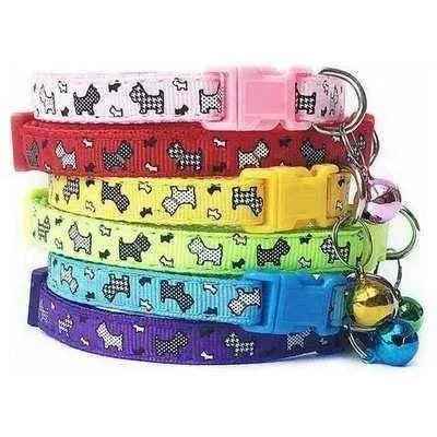 Adjustable Bell Puppy Collar 🐶 - WHISKELLO