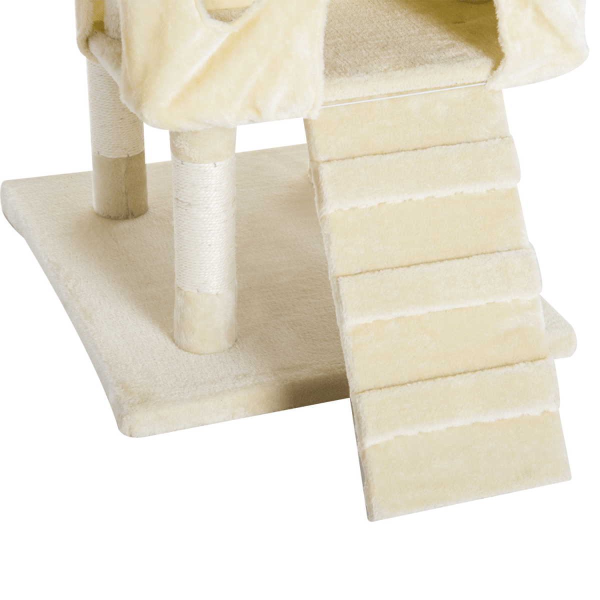 Condo Furniture Scratcher Post Pet Cat Tree Kitten Bed House Play Toy Ladder - WHISKELLO