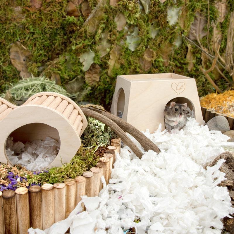 Cozy Woodland Retreat Hamster Hideout - WHISKELLO