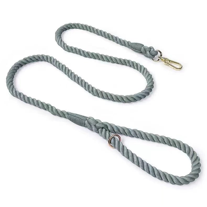Dog Rope Leash - Charcoal - WHISKELLO