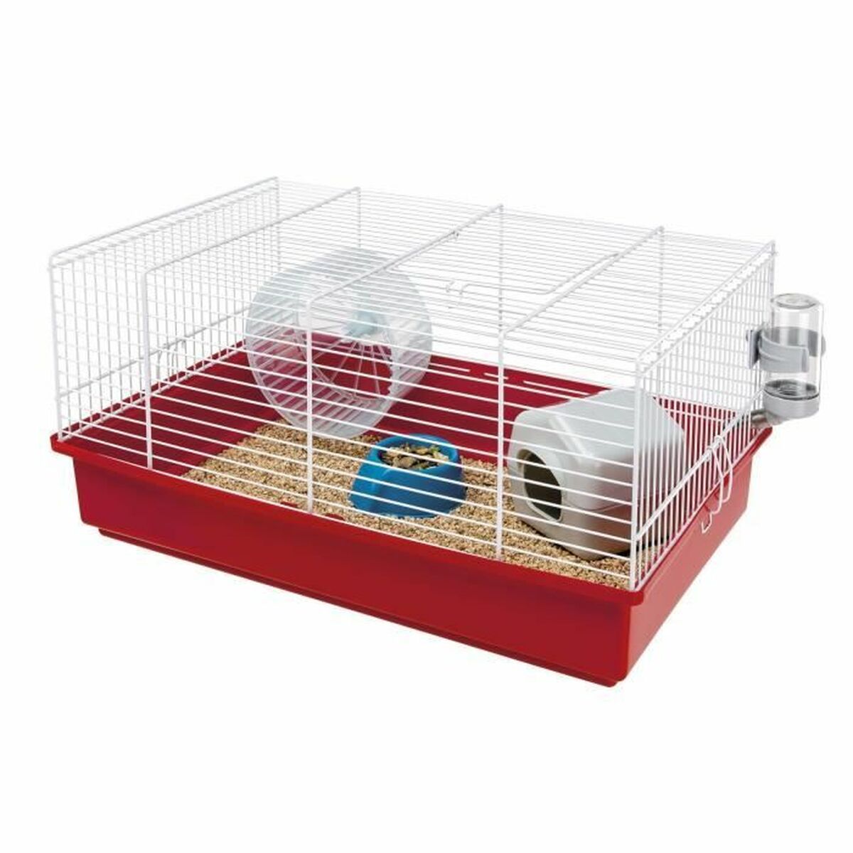Hamster Cage Ferplast Red Plastic - WHISKELLO
