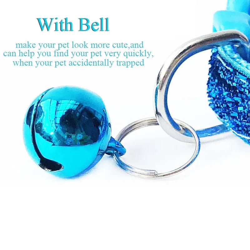 innesoignelife Adjustable Cat Collar with Bell - Safe & Stylish Accessory - WHISKELLO