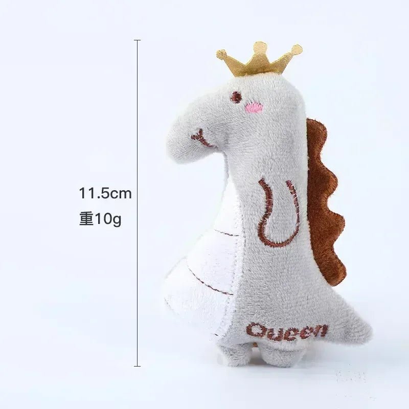 Plush Cat Chew Toy - Hand Sewn, Safe Material for Engaging Play - WHISKELLO