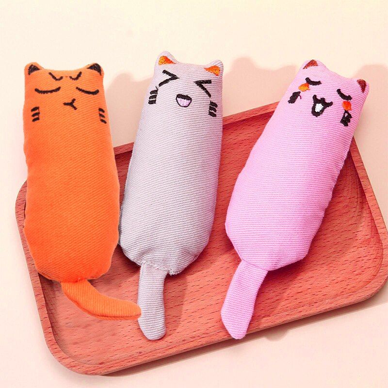 Plush Catnip Toys - Bite - Resistant Comfort for Playful Cats - WHISKELLO