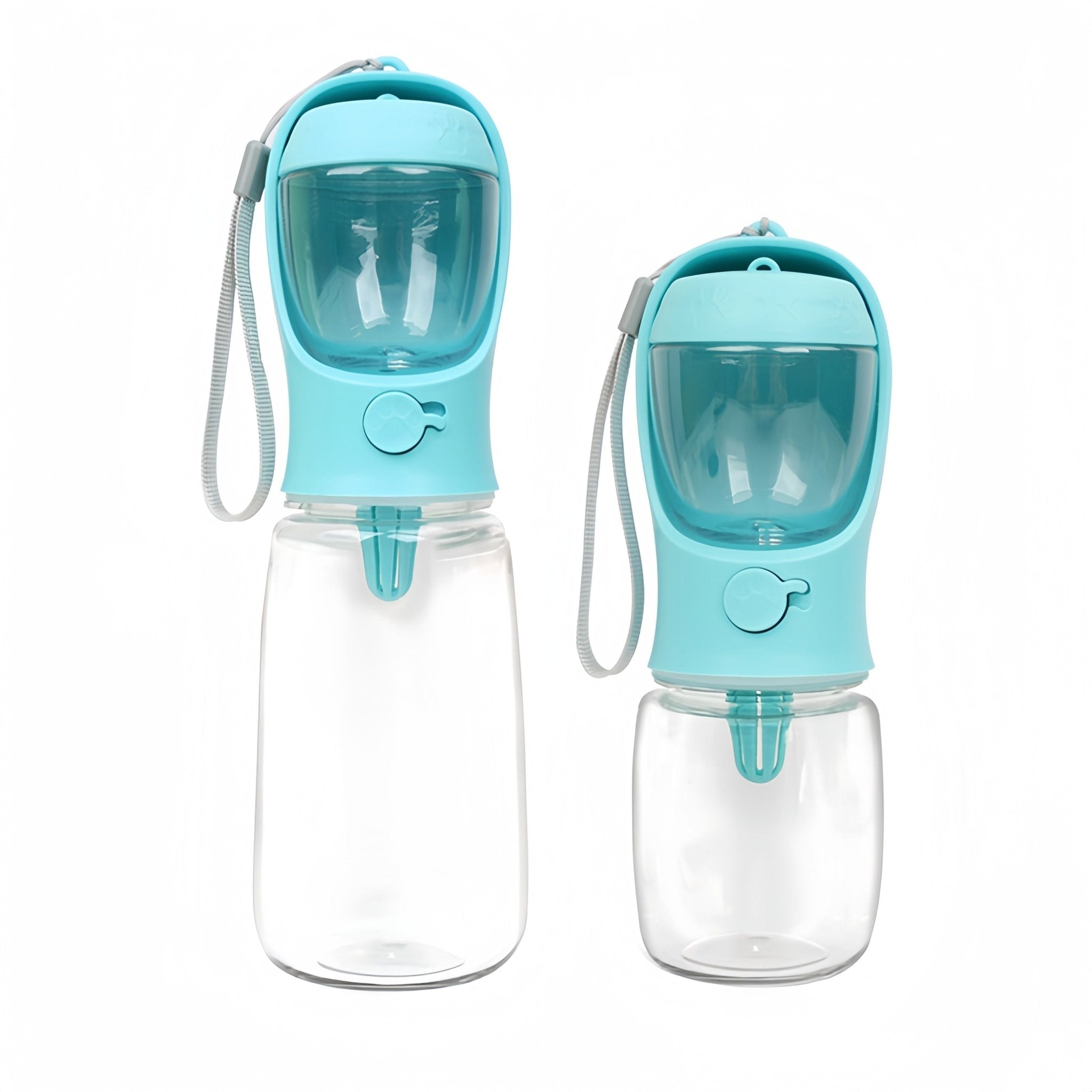 Portable Pet Water Bottle with Food Storage for Outdoor Travel - WHISKELLO