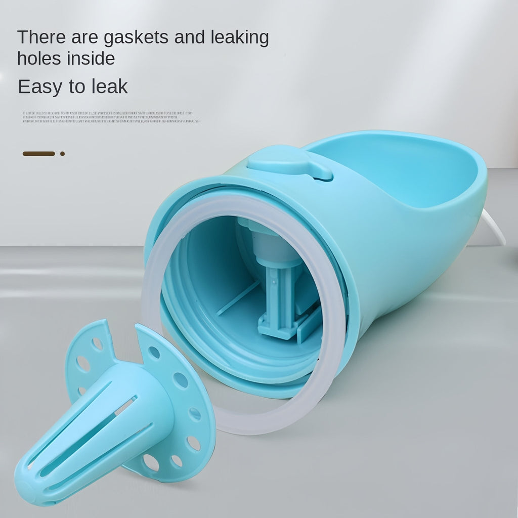 Portable Pet Water Bottle with Food Storage for Outdoor Travel - WHISKELLO