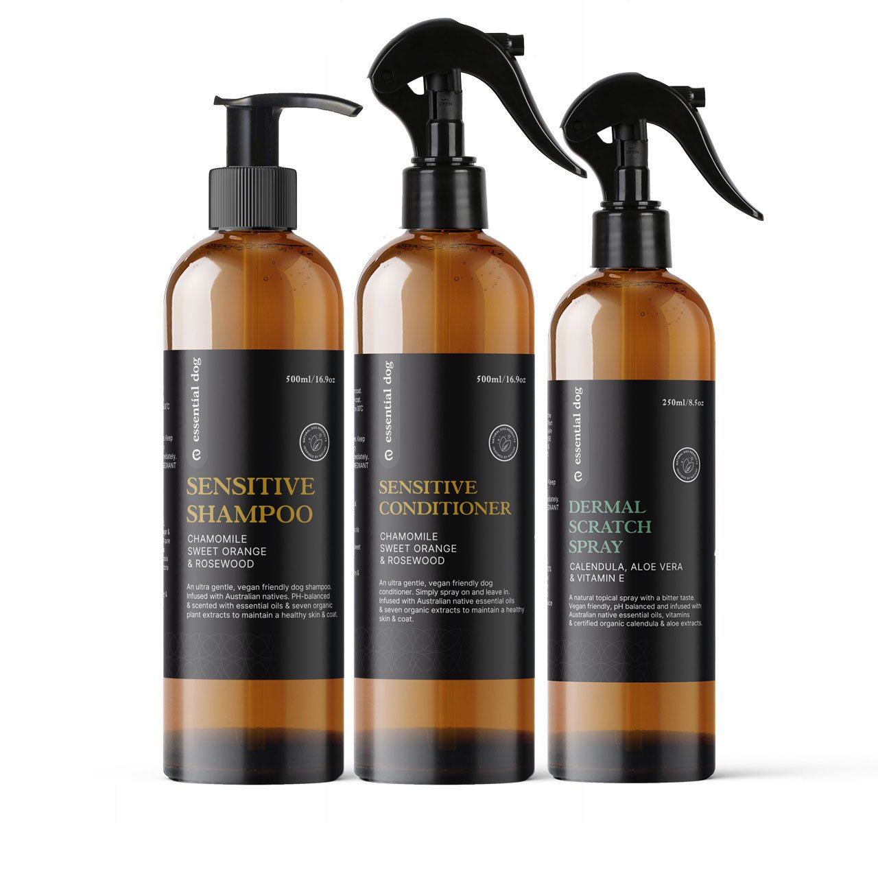 Sensitive Dog Shampoo: Chamomile, Sweet Orange & Rosewood - WHISKELLO