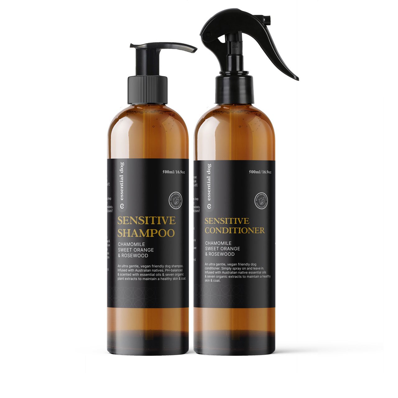Sensitive Dog Shampoo: Chamomile, Sweet Orange & Rosewood - WHISKELLO
